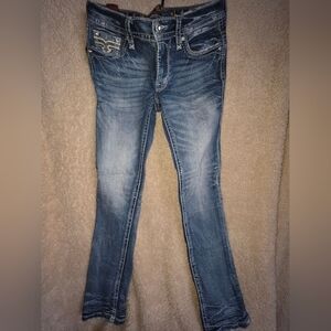 Rock Revival Dark Blue Denim Jeans
